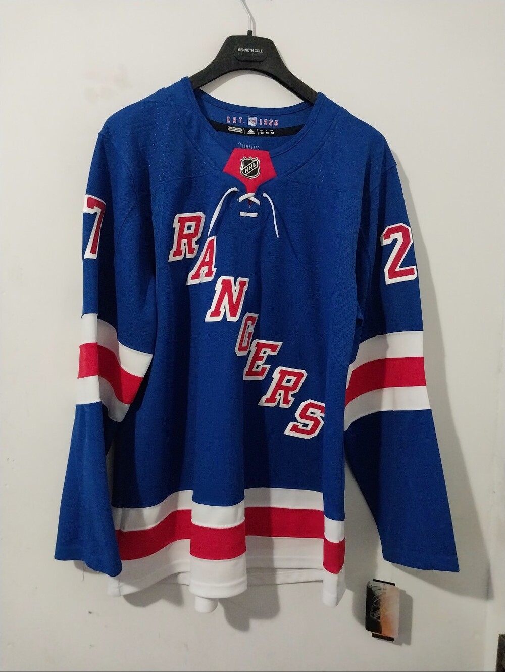 Adidas Authentic Ny Rangers Ryan Mcdonagh Home Jersey Auto. Size 52